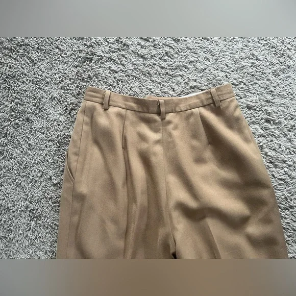 RARE Vintage Tan Wool Women’s Pants - Picture 7 of 11